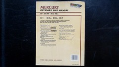Clymer Mercury Outboard Shop Manual 50-225 HP 1972-1984 Full Color