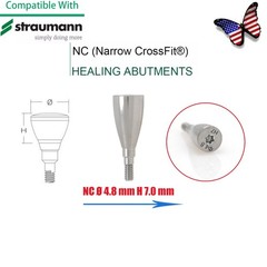 Dental Healing Abutment Cap/Closure Cover Screw Fit Straumann Cross Bone Level