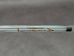 FISHERBRAND Glass Class A 0.5-40mL Bulb Volumetric Reusable Pipette Pipet 13-650