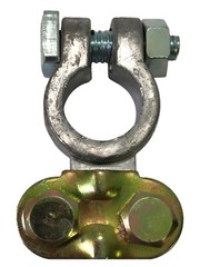 (10) Automotive Heavy Duty Top Post Battery Cable End 6-2/0 Wire Terminal Clamp