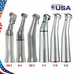 Dental (LED) 1:1 4:1 20:1 1:5 Contra Angle Handpiece Exter/Internal Fit NSK