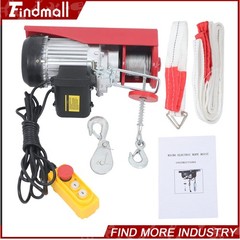 Findmall Mini Electric Hoist PA400 880lbs 14ft/4.2m Wired Remote Control 980W