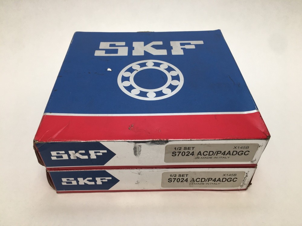 SKF S7024-ACD/P4ADGC Bearing 120x180x28 mm S-7024-ACD-P4A-DGC ABEC7 Italy Set
