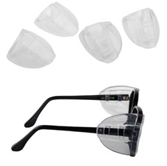 1~200Pairs Side Shields For Eye Glasses Slip On Safety Glasses Shield Universal