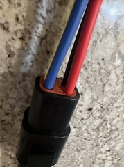 10 AWG Black Deutsch DTP 4 Pin waterproof connector Yellow Red Blue Black