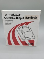 NEW System Sensor P1224MCW SPECTR-Alert Wall Horn/Strobe White Fire Alarm