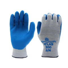 Atlas 300 Crinkle Grip Gloves for Construction & Gardening – Small