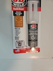 J-B Weld 50176 KwikWeld Steel Reinforced Epoxy Syringe Dark Grey 25 ml/.85oz New