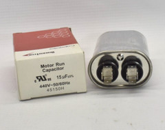 DiversiTech Motor Run Capacitor 45150H-vi, 15uF +5% 440V~50/60Hz