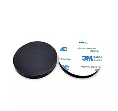 2″ Wide Round Rubber Stick on Feet Bumpers 1/4″ Thick Adhesive Back Pads 4 Pack