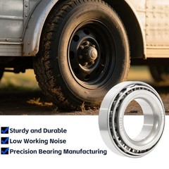 1-1/16” Axles Trailer Wheel Hub Bearings Kit L44649/L44610 | ID 1.0625″, OD