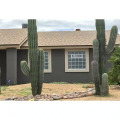 31 In. X 13.5 In. X 3.125 In. Frameless Ice Pattern Vented Glass Block Window