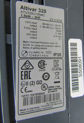 🔥 ALTIVAR 320 ATV 2 HP INVERTER AC SPEED DRIVE 480V 3Ø 1.5kW ATV320U15N4C