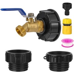 Gallon IBC Tote Hose Adapter 3 Size IBC Tote Adapter 2.44 Fine、2 Fine