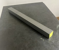 1″ 1018 Cold Drawn Steel Square Bar Stock x 12″ Length , Welding Metal