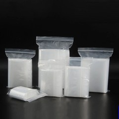 200 Reclosable Top Zipper Bags Poly Clear 2 MIL Zip Baggies Lock Jewelry Buttons