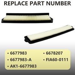 2xAir Filter Kit Compatible with Bobcat Skid Steer S220 S250 S300 S330 A220 A300