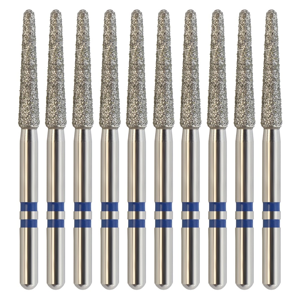 Zirconia Multi-Use Diamond Burs Adjustment Dental Round End Taper Cylinder Z856