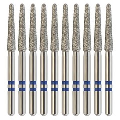 Zirconia Multi-Use Diamond Burs Adjustment Dental Round End Taper Cylinder Z856