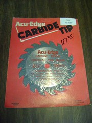 CARBIDE TIPPED ACU-EDGE CIRCULAR SAW BLADE 6 1/2 18 TOOTH