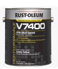 Rust-Oleum V7400, Safety Yellow, Alkyd Enamel 1 Gal Granger Repack, 218