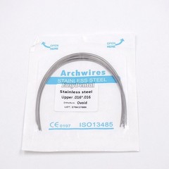Dental Orthodontic Stainless Steel Rectangular Arch Wire Natural/Square/Ovoid