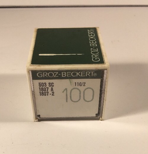 BOX OF 100 GROZ-BECKERT INDUSTRIAL SEWING NEEDLES 503SC SIZE 110/2