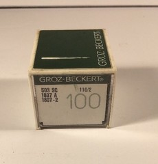 BOX OF 100 GROZ-BECKERT INDUSTRIAL SEWING NEEDLES 503SC SIZE 110/2