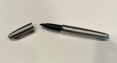 Vintage Sharpie Stainless Steel Refillable Permanent Marker 1747388 With Ink