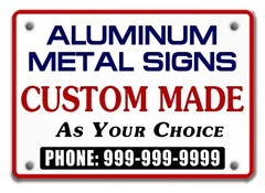 SIGNOGRAFX Custom Sign, 18” x 24” with Your Own Design, Colors, Picture & words