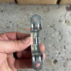 Bridgeport 1904 Two Hole Pipe Strap, 1-1/4 Inch Box Of 50 x3 boxes!! New