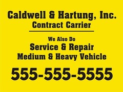 25 18×24 Full Color Custom Yard Signs – Printed One Side