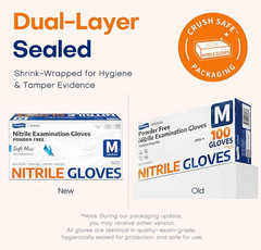 Supmedic Medical Soft Max™ Nitrile Exam Gloves, 100 Count Latex-Free….