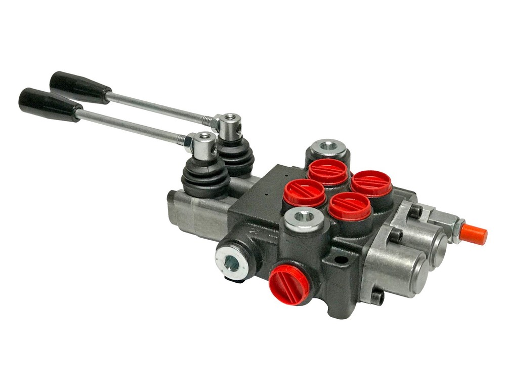 2 Spool Hydraulic Direction Control Valve Open Center 13 GPM 3600 PSI NEW!