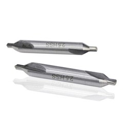 2PC 60° Center Drill 1mm 1.5mm 2mm 2.5mm 3mm 3.5mm 4mm 5mm 6mm lathe tool