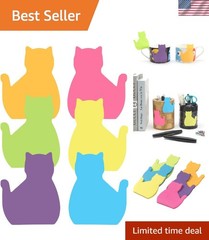 Cute Cat Sticky Notes – Ideal for School, Work, or Personal Use – 180 Sheets