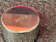RICE LAKE 300g and 10 g CALIBRATION WEIGHT SET WITH CASE. CALIBRATED: 02/2024
