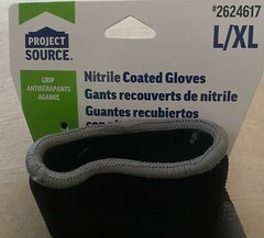 Project Source 2624617 Grip Nitrile Coated Gloves L/XL Large XLarge