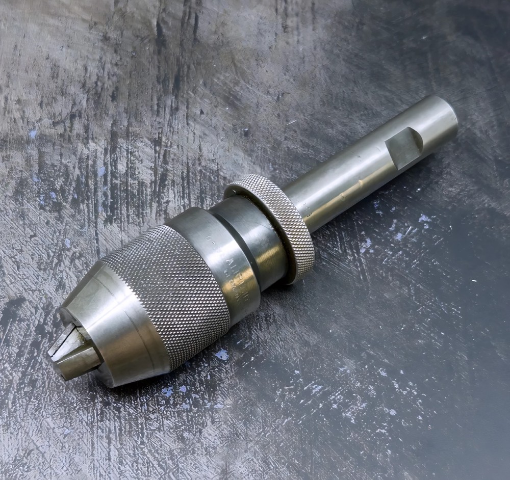 ALBRECHT KEYLESS DRILL CHUCK – J33 TAPER – 0 to 3/8″ – 3/4″ straight shank