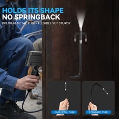 SCOPIX Flexible 4-Way 360° Borescope Industrial Endoscope Inspection HD Camera