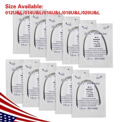 10Packs/100Pcs Dental Orthos NITI Super Elastic Arch Wire Round Style Ovoid Form