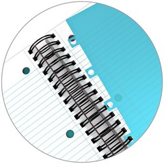 iScholar iQ 3 Subject Poly Cover Double 3-Subject (9.5 x 6.5 Inch), Assorted