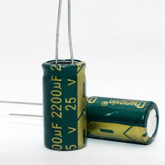 (Pack of 10) 2200UF 25V Capacitor 10X20Mm Aluminum Electrolytic Capacitors for T