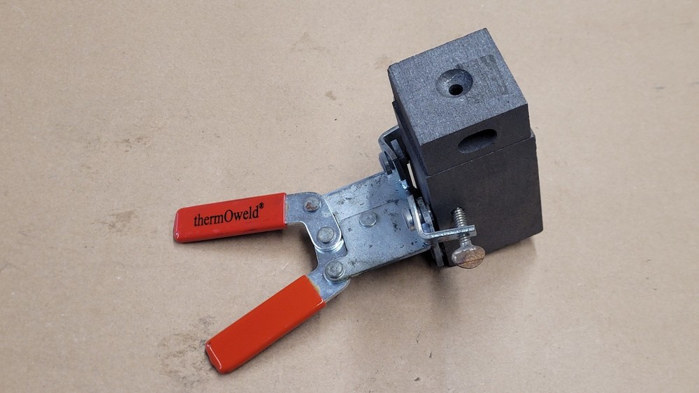 Thermoweld Clamp W/ M-8578 Mold .135 Diameter Steel Wire CC-14