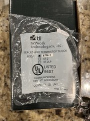 tii Network Technology Sealed Wire Termination Block Lot Of 4