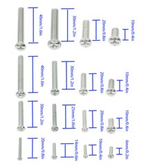 1080 Pcs Screws Bolts and Nuts Assortment Kit, Metric Machine Screws and Nuts