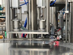 Automatic Juice Milk Doypack Feeding Filling Capping Machine Bags Collecting