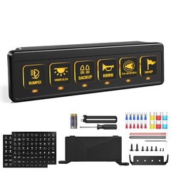 4/6/8/12 Gang Wireless Switch Panel LED Touch Switch Remote Control Circuit Box