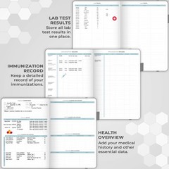 Clever Fox Medical Planner Diary Notebook Wellness Logbook Lasts 3 Months