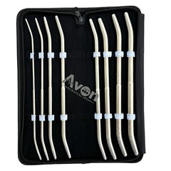 NEW PREMIUM GRADE 8 EA PRATT DILATOR SOUNDS SET SURGICAL MEDICAL INSTRUMENTS